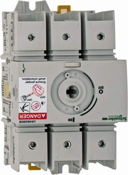 Schneider Electric - 600VAC at 50/60 Hz, 3 Pole, Nonfused Cam & Disconnect Switch - 3.13 Inch Wide x x 4.92 Inch High x x 2.52 Inch Deep - Benchmark Tooling