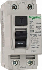 Schneider Electric - 40 Amp, 240 VAC, 2 Pole, Residual Current Device - Benchmark Tooling