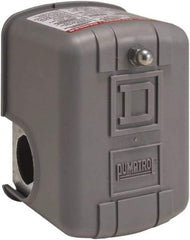 Square D - 1 and 3R NEMA Rated, 16 to 22 psi, Electromechanical Pressure and Level Switch - Adjustable Pressure, 575 VAC, L1-T1, L2-T2 Terminal, For Use with Square D Pumptrol - Benchmark Tooling