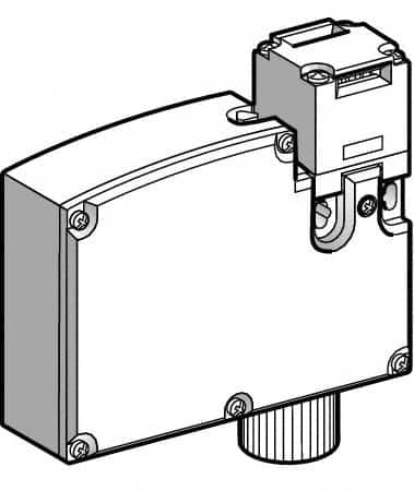 Telemecanique Sensors - NO/NC Configuration, 240 VAC, 5 Amp, Key Safety Limit Switch - 1.3 Inch Deep x 3.67 Inch High, IP67 Ingress Rating - Benchmark Tooling