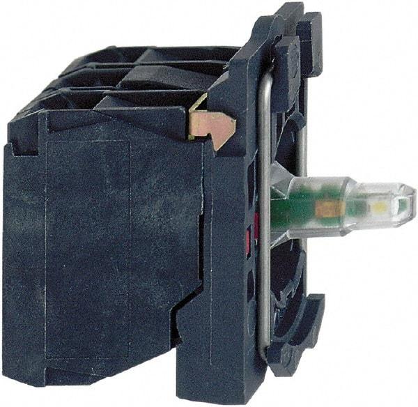 Schneider Electric - 110-120 V Orange Lens LED Indicating Light - Screw Clamp Connector, Vibration Resistant - Benchmark Tooling