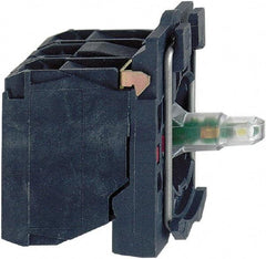 Schneider Electric - 110-120 V White Lens LED Indicating Light - Screw Clamp Connector, Vibration Resistant - Benchmark Tooling