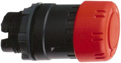 Schneider Electric - 22mm Mount Hole, Extended Mushroom Head, Pushbutton Switch Only - Round, Red Pushbutton, Maintained (MA), Momentary (MO) - Benchmark Tooling