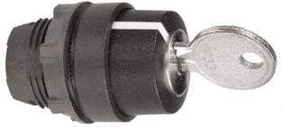 Schneider Electric - 22mm Mount Hole, 3 Position, Key Operated, Selector Switch Only - Black, Momentary (MO), Shock, Vibration and Water Resistant - Benchmark Tooling