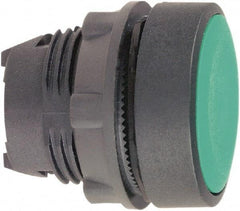 Schneider Electric - 22mm Mount Hole, Flush, Pushbutton Switch Only - Round, Green Pushbutton, Nonilluminated, Momentary (MO) - Benchmark Tooling