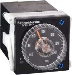 Schneider Electric - 300 hr Delay, Time Delay Relay - 5 Contact Amp, 24 to 240 VAC/VDC at 50/60 Hz - Benchmark Tooling