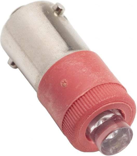 Schneider Electric - Pilot and Indicator Light Replacement LED - Red, 24 VAC, 24 VDC - Benchmark Tooling