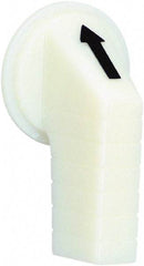 Schneider Electric - 30mm, White, Selector Switch Operating Knob - For Use with Selector Switch - Benchmark Tooling