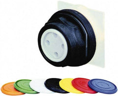 Schneider Electric - 30mm Mount Hole, Flush, Pushbutton Switch - Round, Multicolor Pushbutton, Momentary (MO) - Benchmark Tooling