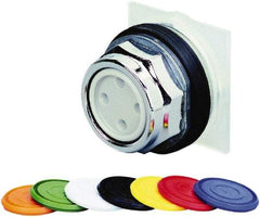 Schneider Electric - 30mm Mount Hole, Flush, Pushbutton Switch - Round, Multicolor Pushbutton, Momentary (MO) - Benchmark Tooling