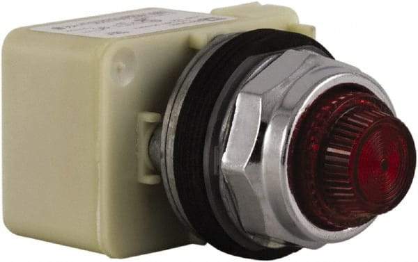 Schneider Electric - Red Lens Indicating Light - Screw Clamp Connector - Benchmark Tooling