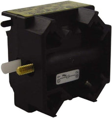 Schneider Electric - NC, Multiple Amp Levels, Electrical Switch Contact Block - 125 VDC at 0.55 Amp and 240 VAC at 3 Amp, Screw Terminal, For Use with Harmony 9001K - Benchmark Tooling