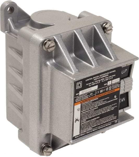 Schneider Electric - 2 Operator, Flush Pushbutton Control Station - Up (Legend), Momentary Switch, NEMA 7, 9 - Benchmark Tooling