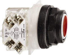 Schneider Electric - 30mm Mount Hole, Flush, Pushbutton Switch with Contact Block - Octagon, Multicolor Pushbutton, Momentary (MO) - Benchmark Tooling