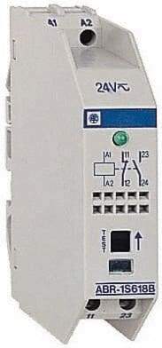 Schneider Electric - 8 Milliamp, NO/NC Configuration, Interface Relay Module - DIN Rail Mount, 23 to 104°F, 115 to 127 VAC - Benchmark Tooling