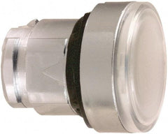 Schneider Electric - 22mm Mount Hole, Flush, Pushbutton Switch Only - Round, White Pushbutton, Nonilluminated, Momentary (MO) - Benchmark Tooling