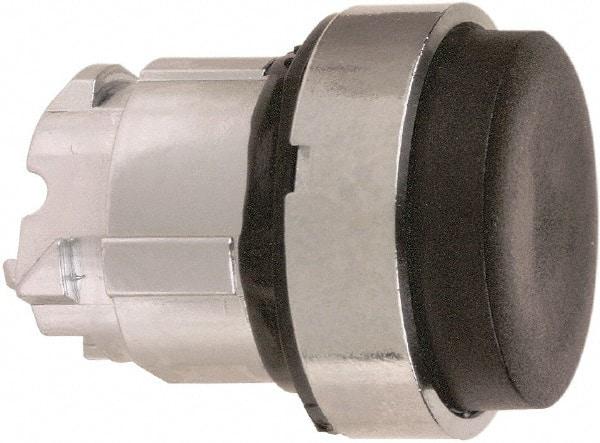 Schneider Electric - 22mm Mount Hole, Extended Straight, Pushbutton Switch Only - Round, Black Pushbutton, Maintained (MA) - Benchmark Tooling
