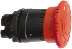 Schneider Electric - 22mm Mount Hole, Extended Mushroom Head, Pushbutton Switch Only - Round, Red Pushbutton, Maintained (MA), Momentary (MO) - Benchmark Tooling