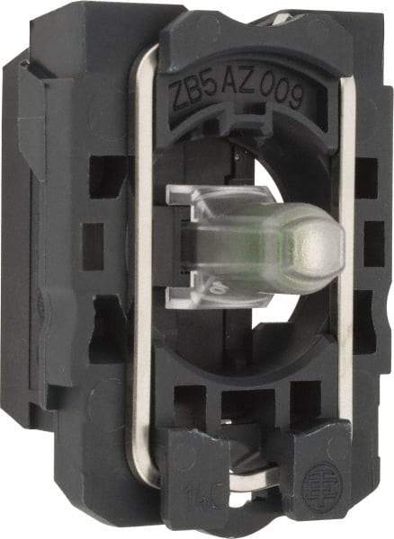 Schneider Electric - 24-120 V Blue Lens LED Indicating Light - Screw Clamp Connector, Vibration Resistant - Benchmark Tooling