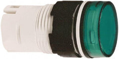 Schneider Electric - Green Lens LED Pilot Light - Round Lens, Shock Resistant, Vibration Resistant - Benchmark Tooling