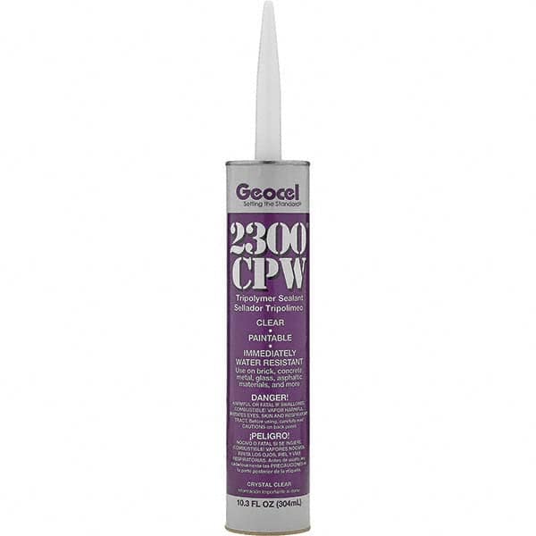 Geocel - 10.3 oz Tube Clear Tripolymer Sealant - Outdoor - Benchmark Tooling