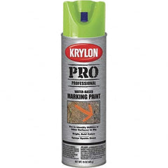 Krylon - 15 fl oz Green Marking Paint - Water Base Formula - Benchmark Tooling