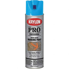 Krylon - 15 fl oz Yellow Marking Paint - Water Base Formula - Benchmark Tooling