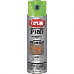 Krylon - 15 fl oz Green Marking Paint - Water Base Formula - Benchmark Tooling