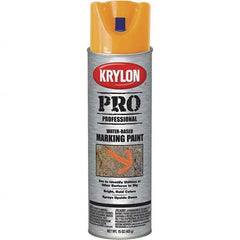 Krylon - 15 fl oz Orange Marking Paint - Water Base Formula - Benchmark Tooling