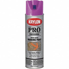 Krylon - 15 fl oz Purple Marking Paint - Water Base Formula - Benchmark Tooling