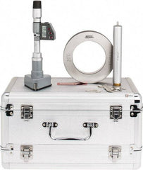 SPI - 3" to 3-1/2", IP65, Carbide Face Chrome Plated Finish, Electronic Inside Micrometer - 0.00005" Resolution, 0.0002" Accuracy, 114" Gage Depth - Benchmark Tooling