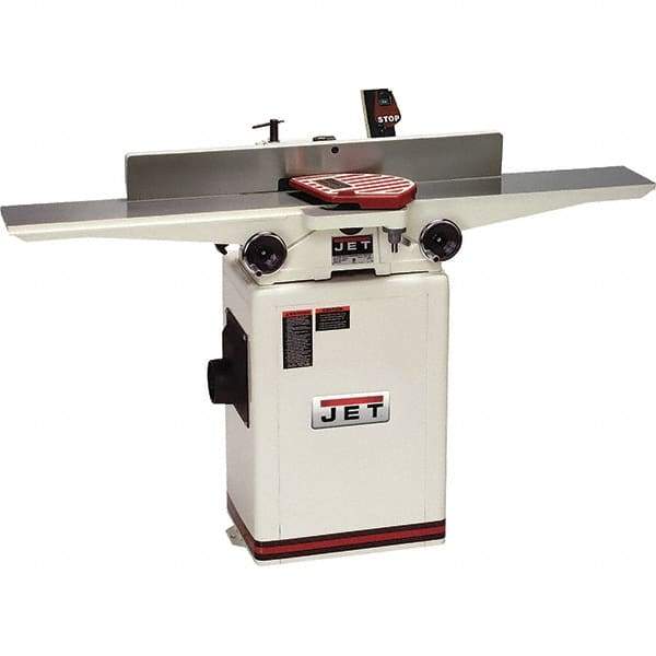 Jet - 6,000 RPM, 6-1/2" Cutting Width, 1/2" Cutting Depth, Jointer - 3-7/8" Fence Height, 32-3/8" Fence Length, 1 hp - Benchmark Tooling