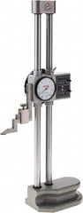 SPI - 12" Stainless Steel Dial Height Gage - 0.001" Graduation, Accurate to 0.0015", Dial and Counter Display - Benchmark Tooling