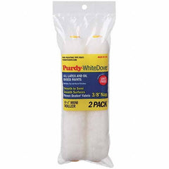 Purdy - 3/8" Nap, 6-1/2" Wide Paint Roller Cover - Smooth to Semi-Smooth Texture, Dralon - Benchmark Tooling