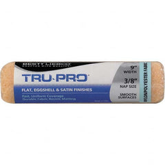 Bestt-Liebco - 3/8" Nap, 9" Wide Paint Roller Cover - Smooth Texture, Nylon & Polyester - Benchmark Tooling