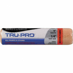 Bestt-Liebco - 1/4" Nap, 9" Wide Paint Roller Cover - Very Smooth Texture, Woven - Benchmark Tooling