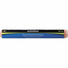 Bestt-Liebco - 1/2" Nap, 18" Wide Paint Roller Cover - Semi-Smooth Texture, Polyester - Benchmark Tooling