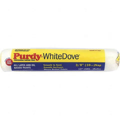 Purdy - 3/8" Nap, 12" Wide Paint Roller Cover - Smooth to Semi-Smooth Texture, Woven Dralon Fabric - Benchmark Tooling