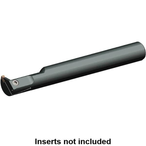 Kennametal - 1-1/2" Min Bore Diam, 250mm OAL, 1-1/4" Shank Diam, A-EVE Indexable Boring Bar - 63.4mm Max Bore Depth, EG0400M04P04 Insert, Clamp Holding Method - Benchmark Tooling