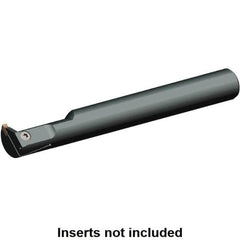 Kennametal - 1-1/2" Min Bore Diam, 250mm OAL, 1-1/4" Shank Diam, A-EVE Indexable Boring Bar - 63.4mm Max Bore Depth, EG0400M04P04 Insert, Clamp Holding Method - Benchmark Tooling