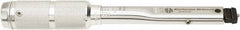 Sturtevant Richmont - Adjustable Interchangeable Head Clicker - 1 N/m to 6 N/m Torque, 9" OAL, 0.1 N/m Graduation - Benchmark Tooling