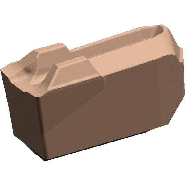 Kennametal - EC-U1B CL KCU25 Grade, 0.055" Cutting Width, Carbide Cutoff Insert - 0° Neutral Lead Angle, 0.006" Cnr Rad, TiOCN Coated, Single End - Benchmark Tooling