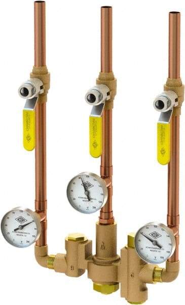 Acorn Engineering - Water Mixing Valves & Units Pipe Size: 1/2 (Inch) Material: Lead Free Brass - Benchmark Tooling