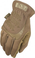 Mechanix Wear - Size M Military Work Gloves - For Mechanic's & Lifting, Uncoated, Elastic Band Cuff, Coyote, Paired - Benchmark Tooling