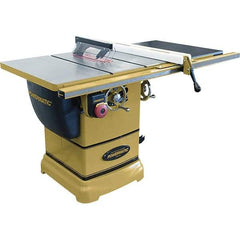 Jet - 10" Blade Diam, 5/8" Arbor Diam, 1 Phase Table Saw - 115/230 Volt, 3-1/8" Cutting Depth - Benchmark Tooling