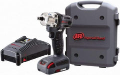 Ingersoll-Rand - 1/2" Drive 20 Volt Pistol Grip Cordless Impact Wrench & Ratchet - 1,900 RPM, 2,900 BPM, 160 Ft/Lb Torque, 1 Lithium-Ion Battery Included - Benchmark Tooling