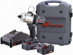 Ingersoll-Rand - 1/2" Drive 20 Volt Pistol Grip Cordless Impact Wrench & Ratchet - 1,900 RPM, 2,300 BPM, 780 Ft/Lb Torque, 2 Lithium-Ion Batteries Included - Benchmark Tooling