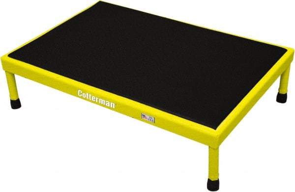 Cotterman - 6" 1 Step Platform - Work Platform, 800 Lb Capacity, 25" Base Width x 49" Base Depth - Benchmark Tooling