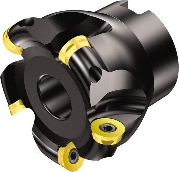 Sandvik Coromant - 160mm Cut Diam, 10mm Max Depth, 40mm Arbor Hole, 11 Inserts, R300-2060.. Insert Style, Indexable Copy Face Mill - R300..Qxx Cutter Style, 9,106 Max RPM, 63mm High, Through Coolant - Benchmark Tooling