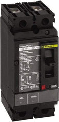 Square D - 25 Amp, 250 VDC, 600 VAC, 2 Pole, Panel Mount Molded Case Circuit Breaker - Thermal Magnetic Trip, Multiple Breaking Capacity Ratings, 14-3/0 AWG - Benchmark Tooling